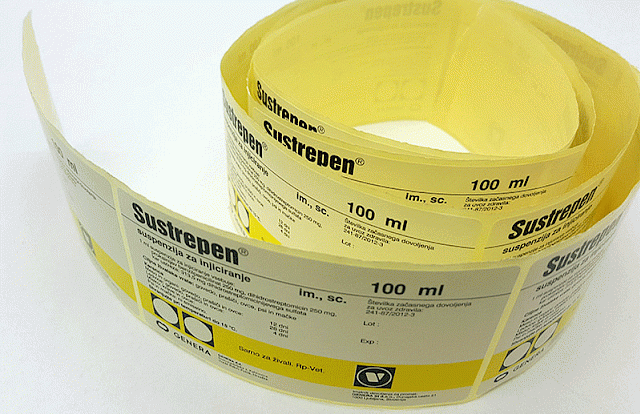 Self-adhesive labels